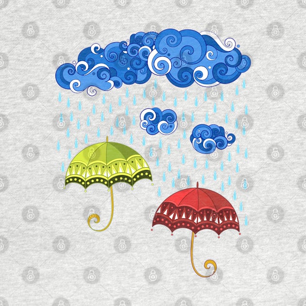 Fairytale Weather Forecast Print by lissantee